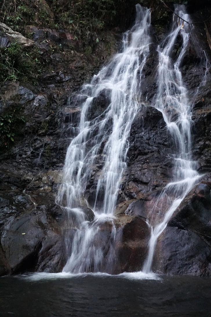 vandfald, natur, Thailand, flow, Cascade, Stream, Tropical