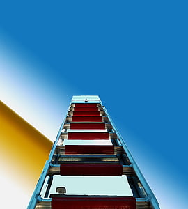 Bergen, draaitafel ladder, gebruik, brand, uitspansel, Tuin van eden, hemel
