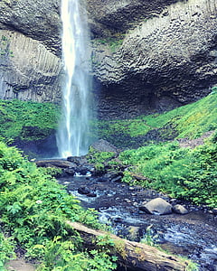 Oregon, şelale, latourrel, doğa, su, doğal, Falls