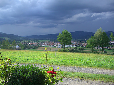 gamis, gewitterstimmung, Kirchzarten, Schwarzwald