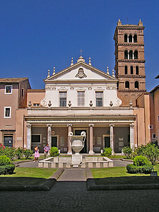 Santa cecilia trastevere, Rooma, Italia, Euroopan, kirkko, usko, uskonto