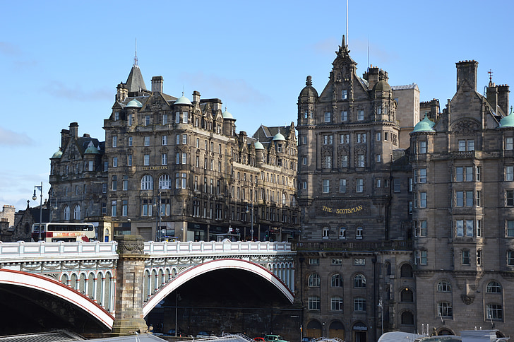 Ecosse, Edinburgh, vieille ville, pont