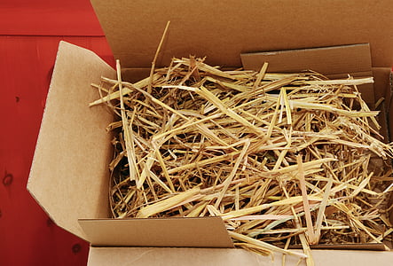 straw, packaging, cardboard, organic packaging, packaging material, send, service