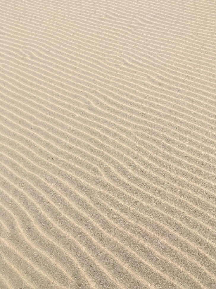 sand, sand linjer, Beach, græs, Danmark, natur, sand dune