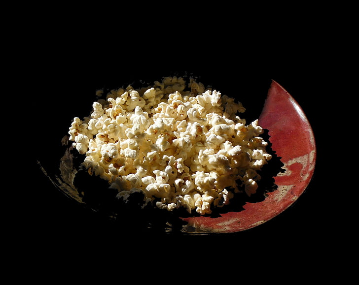 popcorn, mais, cibo, spuntino, kernel