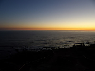 landskapet, solnedgang, sjøen, Portugal, solen, natur, skumring
