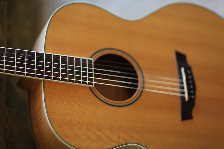 guitar, acoustic guitar, instrument, music, wood, musical instrument, classic