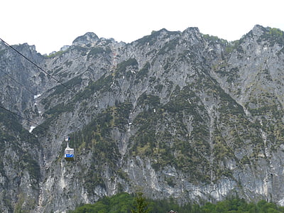 Gondola, Lanovka, horská dráha, Dolné horská dráha, Kyvadlová doprava, Dve lanovky, Unterberg
