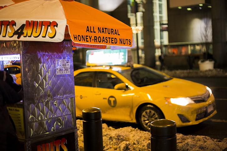 CAB, gul cab, taxi, New york, transport, Street, Urban