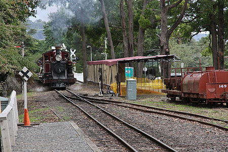 tåg, Steam, lokomotiv, järnväg, Röker, järnväg, fordon