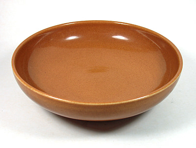 Russel Wrighta, Iroquois Kina, keramika, muškatni oraščić, 8 zdjelu, smeđe posude