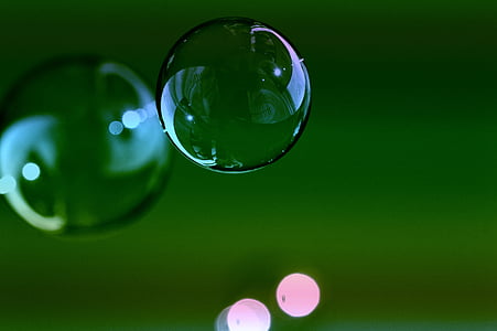 bulles de savon, coloré, boules de, eau savonneuse, faire des bulles de savon, flotteur, mise en miroir