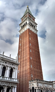 Venedig, San marco, Markuspladsen, Tower