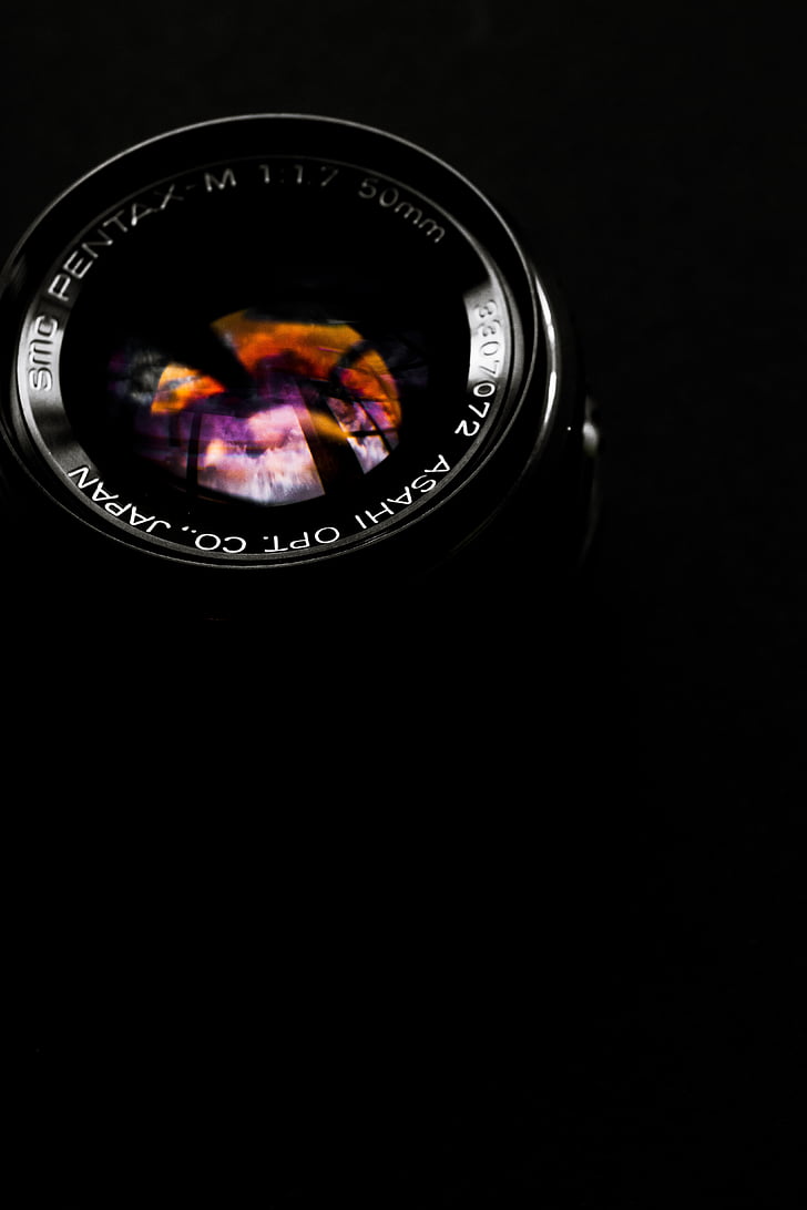cámara, óptica, lente, Fotografía, negro, color negro