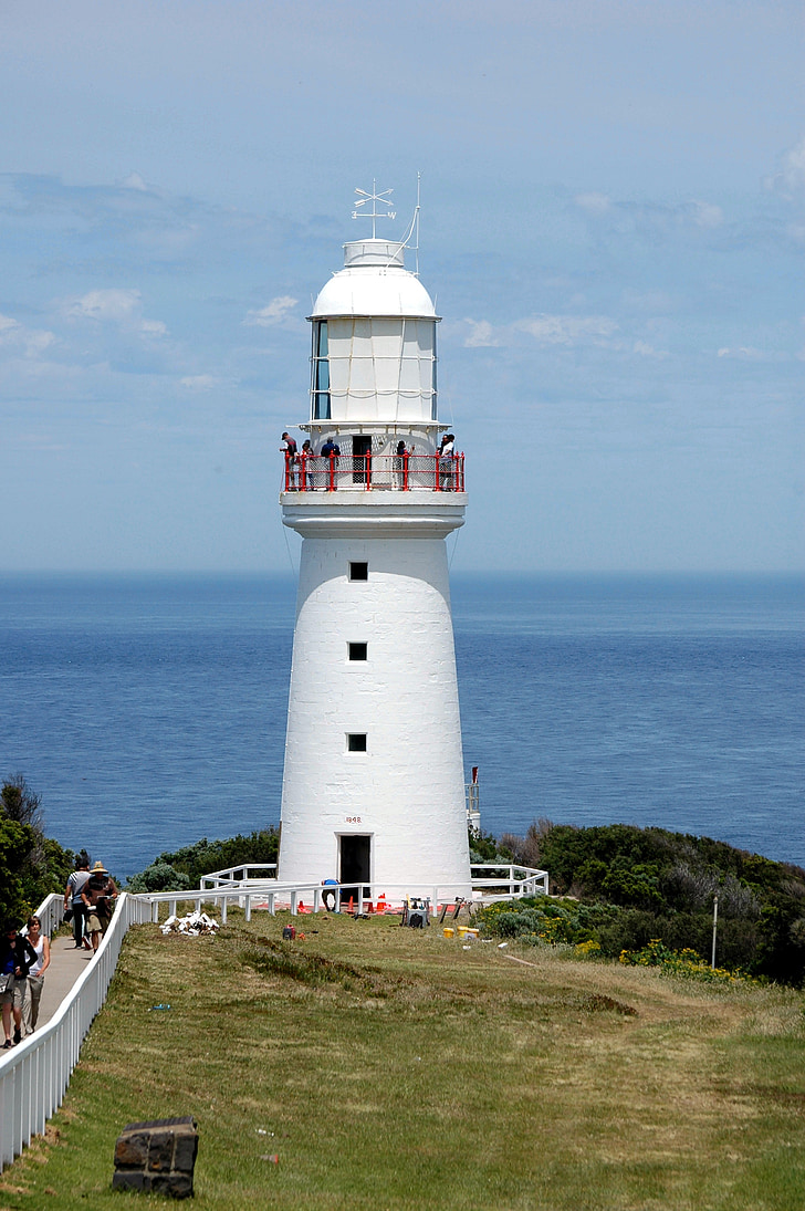 világítótorony, Cape otway, Cape otway nemzeti park, turizmus