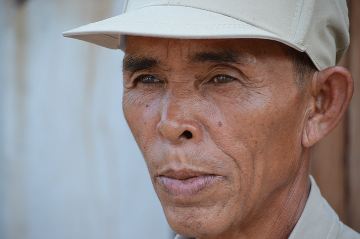 man, portrait, thailand, bauer, human, face, workers