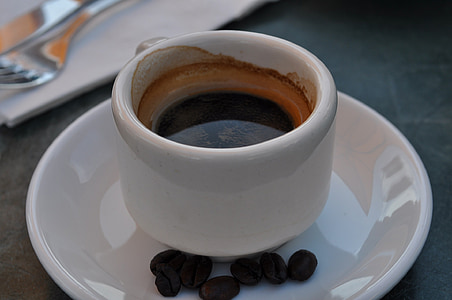 koffie, Espresso, Beker, hete, drank, drankje, cappuccino