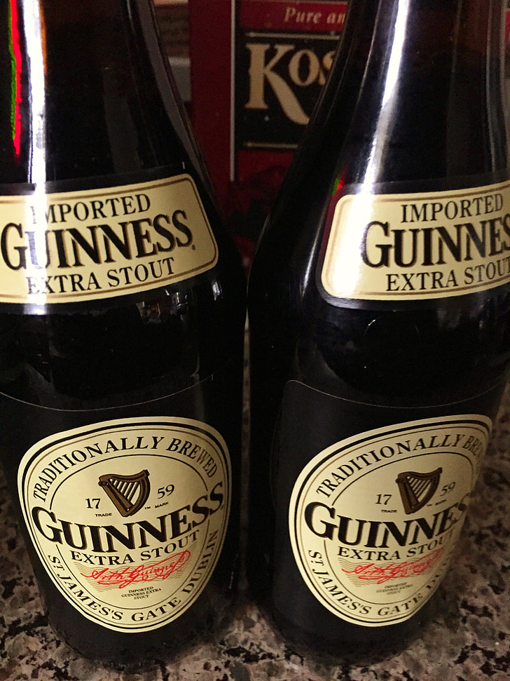 bir Guinness, bir, Guinness, alkohol, Ale, bir, minuman
