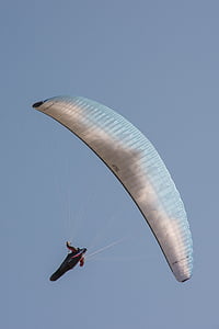 paraplaner, fly, flying, sky, sport, extreme, paraglider