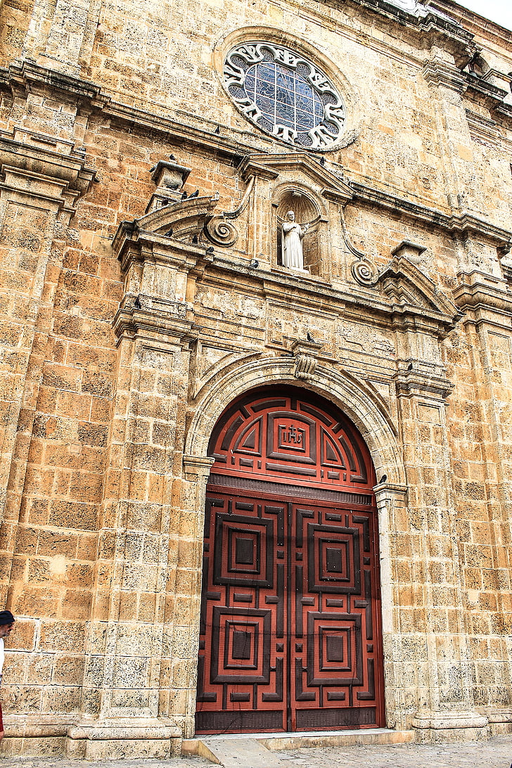 arhitektura, zgodovinsko mesto, Kolumbija, katedrala