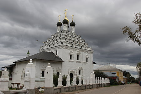 Kolomna, templom, templom, Oroszország, építészet, székesegyház, kupola