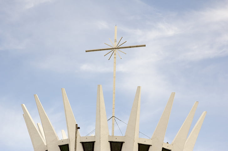 Cruz, katedrālē, Brasilia, vizītes, braukt, pieminekļu, pilsētas