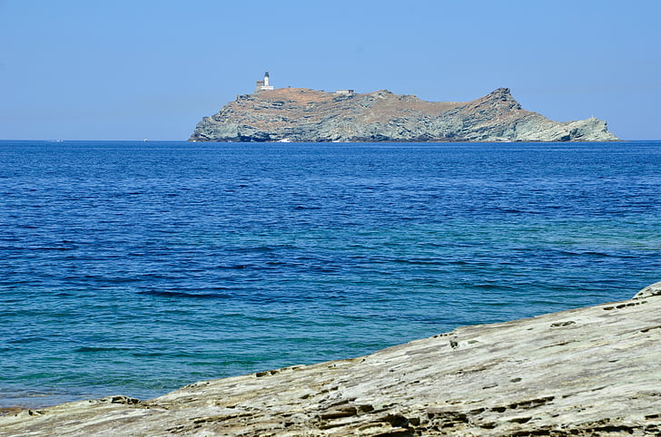 Korsykański, Przylądek, morze, ile, po stronie, Cap corse, wakacje