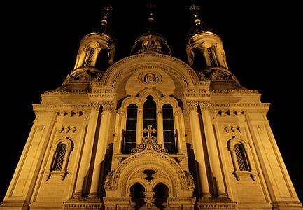 Wiesbaden, Russisk-ortodokse, kirke, af Neroberg