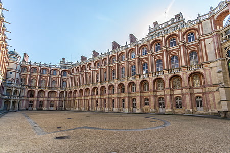 Château, bâtiment, France, Paris, architecture, historique, St germain