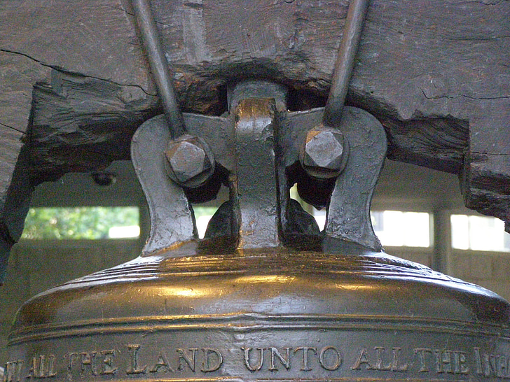 Liberty bell, Philadelphia, neatkarība, Pennsylvania, brīvības, ASV, Amerika