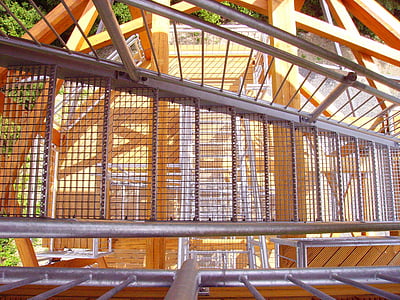 escaleras, poco a poco, Torre de la observación, paso de la escalera, metal, industria de la construcción, arquitectura