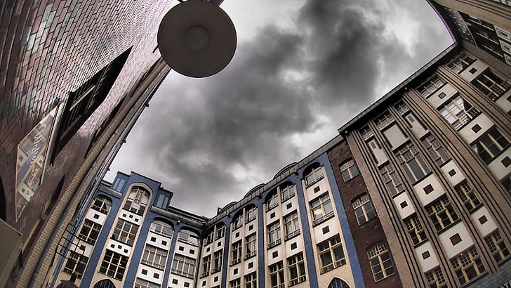 berlin, worth a visit, rear hەfe, sky, architecture, europe, urban Scene