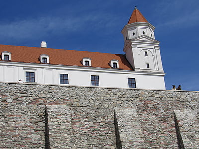 pils, Bratislava, Slovākija, Vecrīgā, viduslaiku arhitektūras