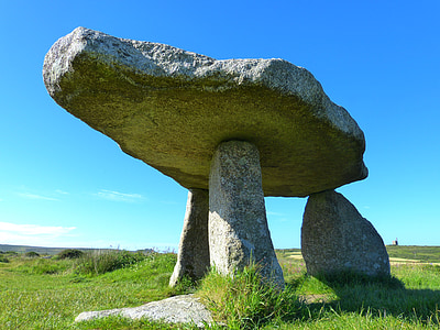 lanyon quoit, quoit jättiläinen, jättiläisen taulukko, Cornwall, Etelä rauhanen, Dolmen, kivilohkare muistomerkkejä