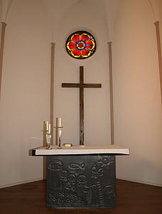 altar, church, protestant, christian, luther
