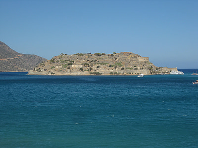Spinalonga, Spedalskhed ø, Kreta, ferie, ø, Grækenland, landskab