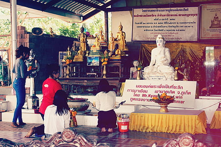 velký buddha, Thajsko, Phuket, Buddha, Buddhismus, chrám, cestování