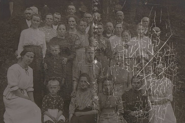 old photo, scratched, double exposure, weird, strange, old, human