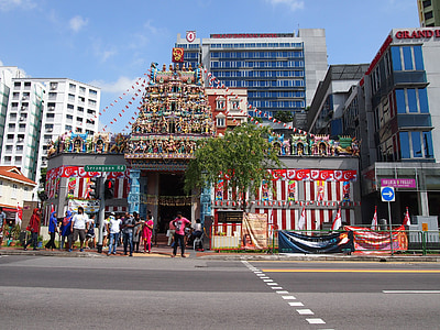 Singapour, hindou, Temple