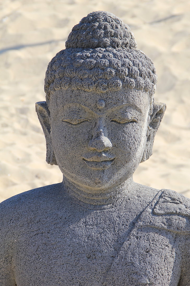 buddha, beach, holiday, holland, relaxation, summer, sea