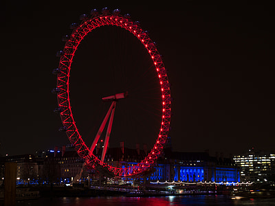 London, turisme, nat, øje