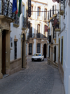 缩小, 街道, 西班牙, 西班牙村庄, 欧洲, 汽车, 山村