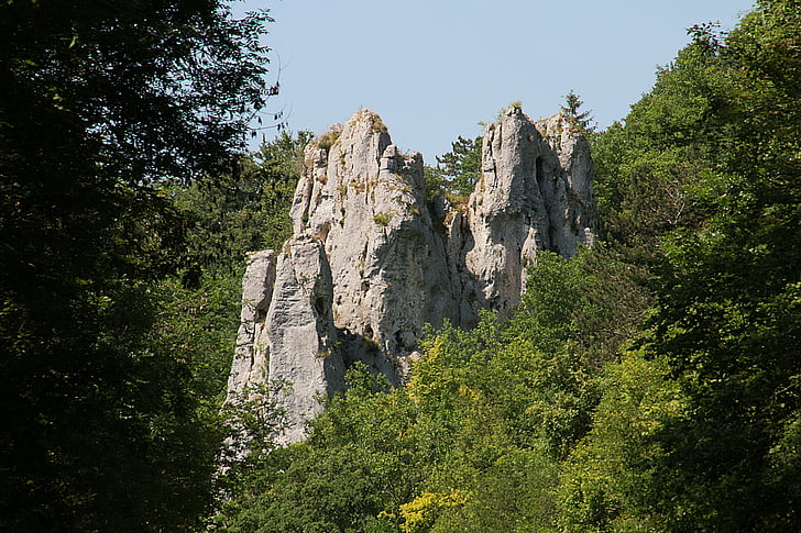 sziklák, Roche, hegymászás, sziklamászás, hegymászás, völgy, Yonne