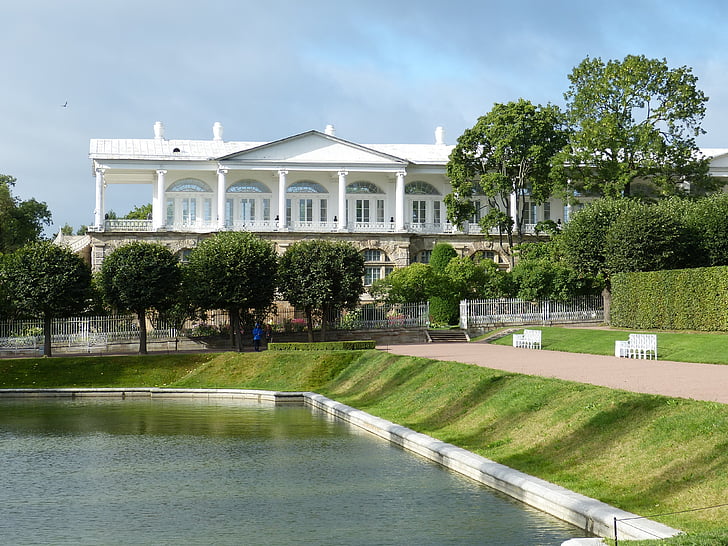 San Petersburgo, Rusia, históricamente, Palacio, arquitectura, Sankt petersburg, Palacio de Catherine