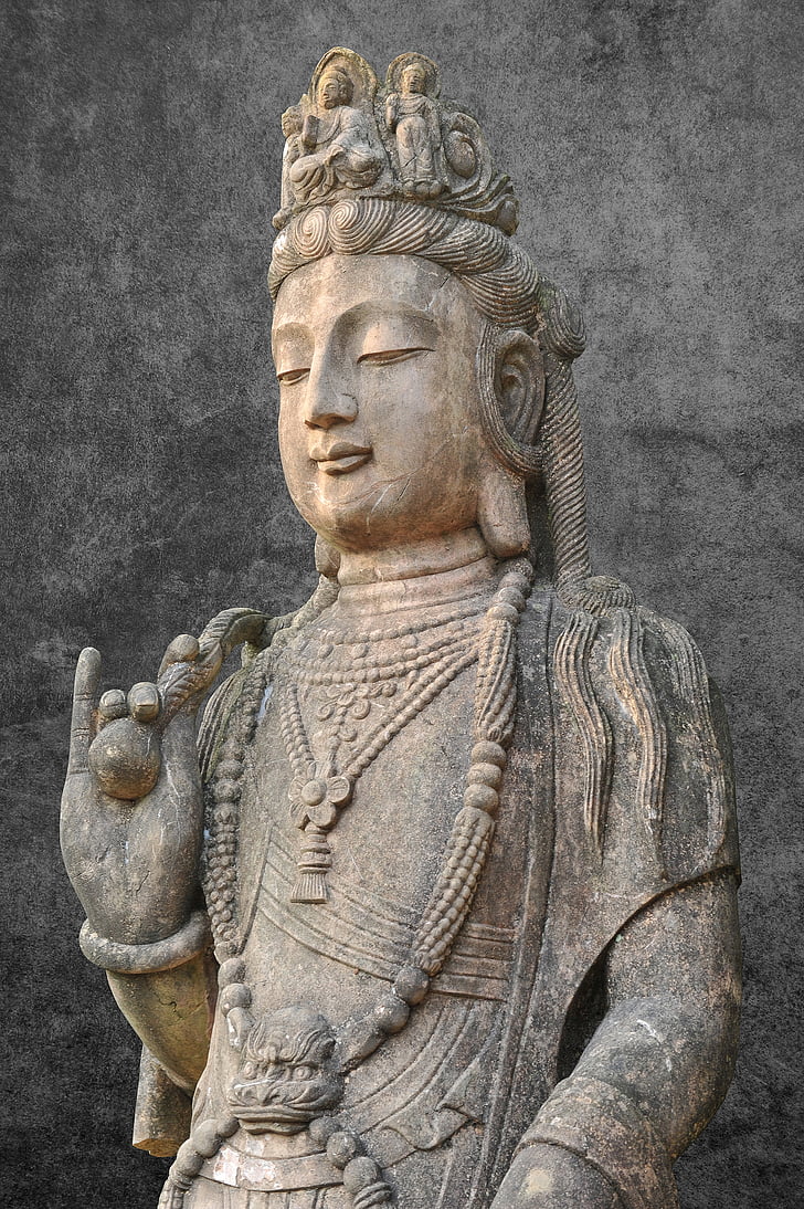 Chine, Hong kong, statues de Bouddha, sculpture, statue de, religion, spiritualité