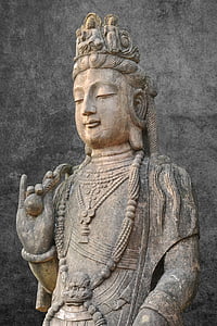 Kina, Hong kong, Buddha statyer, skulptur, staty, religion, andlighet