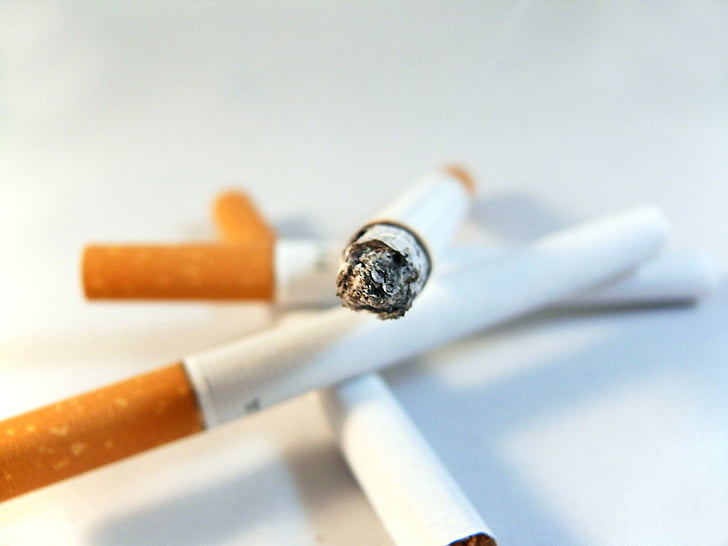 cigareta, bijeli, dim, zaustaviti, za nepušače, droge, loše