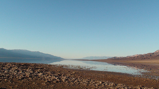 Mirties slėnis, druskos ežeras, Nevada, kraštovaizdžio, dykumoje, peizažas, natūralus