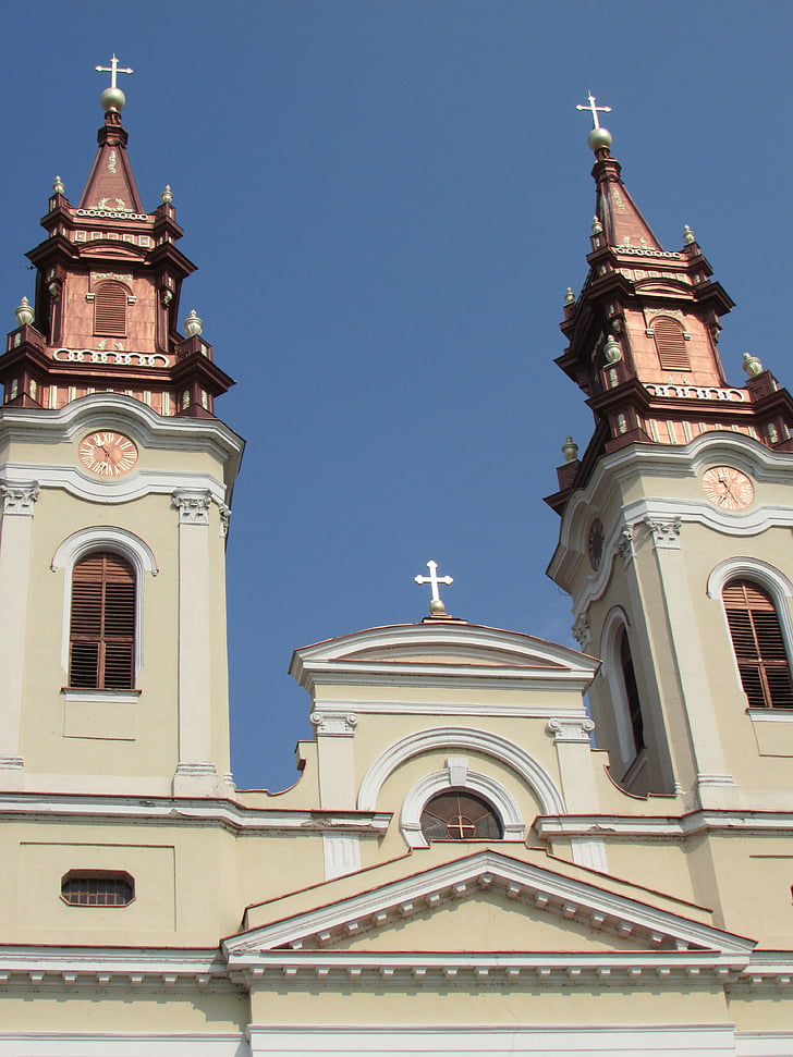 kyrkan, ortodoxa, Transsylvanien, Arad, byggnad