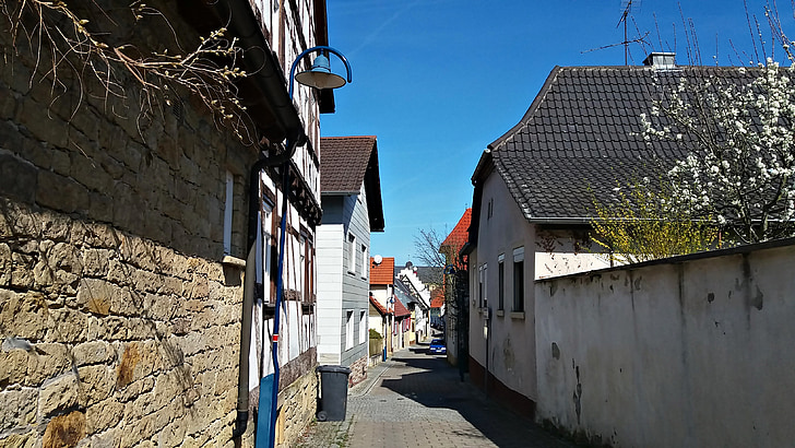 townhouses, street, alley, architecture, the old town